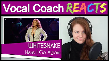 Vocal Coach reacts to Whitesnake - Here I Go Again (David Coverdale Live)