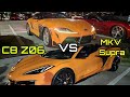 C8 z06 vs toyota supra  bmw g80 m3 vs gt500  street racing  digs  rolls