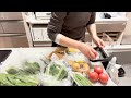 【アラ還主婦】野菜買い出し後のひと手間と冷蔵庫収納/