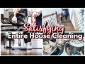 Extreme ENTIRE WHOLE HOUSE CLEAN WITH ME 2020 SATISFYING CLEANING MOTIVATION FOR STAY AT HOME MOMS