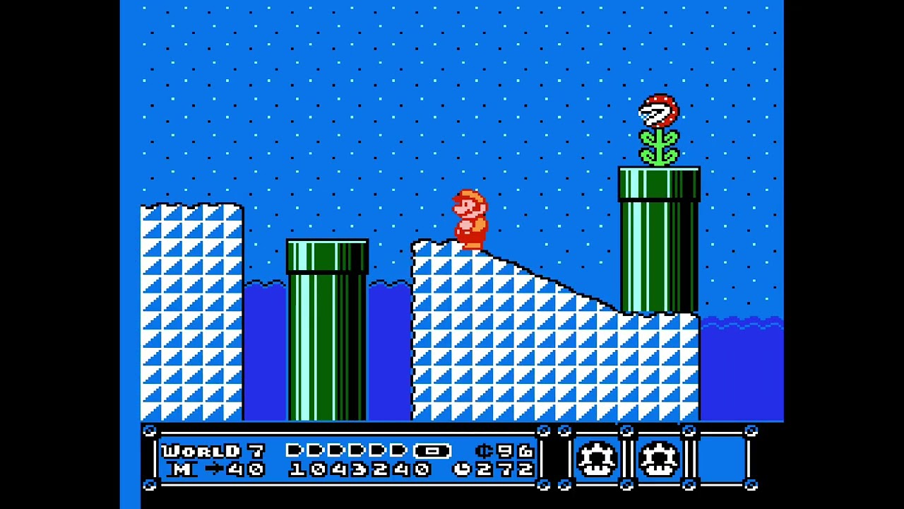 Blue Super Mario Bros 3. World 7