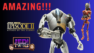 Black Series Review:  Super Battle Droid and C-3PO (Geonosis)