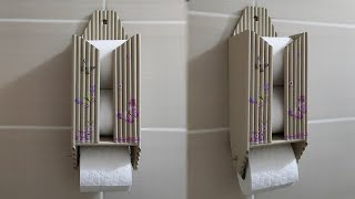 THIS IDEA IS AWESOME !!! - Diy Toilet Paper Holder Stand - Waste Paper Crafts