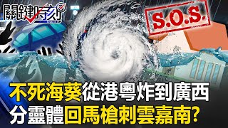 「不死海葵」餘威狂虐！暴雨從港粵炸到廣西 「分靈體」回馬槍刺台灣雲嘉南！？【關鍵時刻】20230911-1 劉寶傑 黃世聰 林裕豐 呂國禎 王世堅