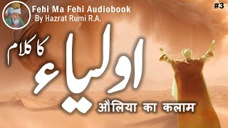 Auliya Ka Kalam | Fihi Ma Fihi Audiobook | Rumi Poetry