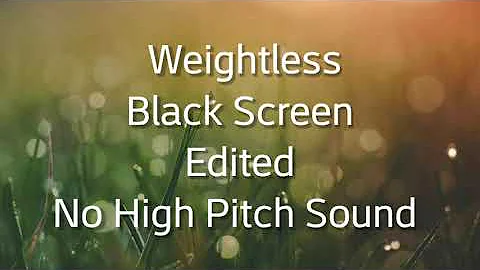 Weightless by Marconi Union  Black Screen Helps you Sleep Soothing Relaxing Music - 8 hours
