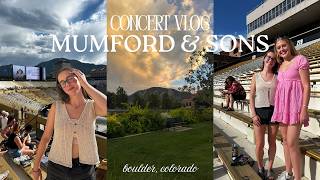mumford & sons concert in boulder, colorado