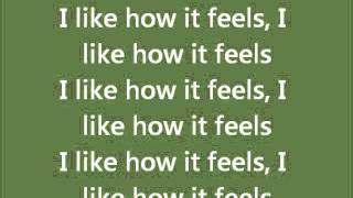 I like how it feels - Enrique Iglesias FT Pitbull (Lyrics)