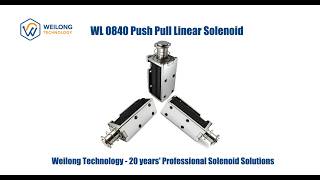 WL0840 Push Pull Linear Solenoid Video