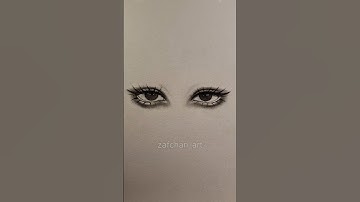 How to draw eyes ✨️ #drawing #eyes #tutorial #art #shorts