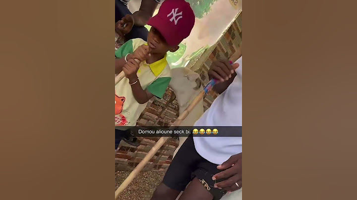 Le fils de Seydina Alioune SECK imite à merveille son oncle Wally SECK