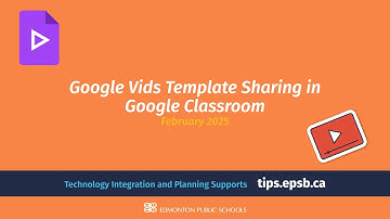 Google Vids Template Sharing in Google Classroom