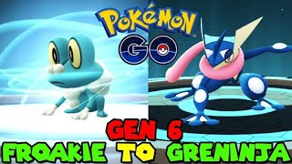 Froakie To Greninja Evolution in Pokemon Go #Shorts