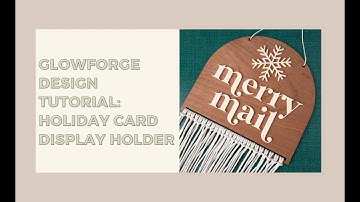 Glowforge Tutorial: Design a Macrame Rope Card Holder using Adobe Illustrator