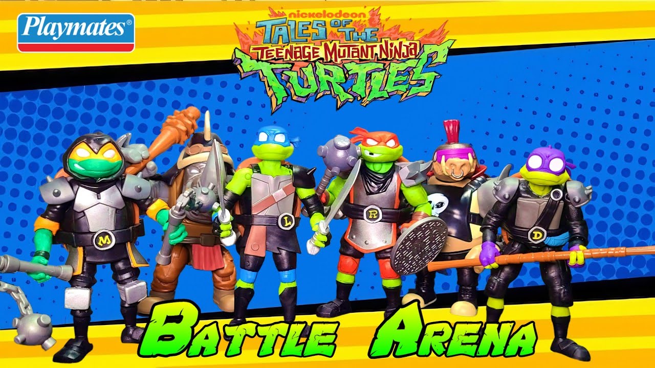 Набор из 6 фигурок Battle Arena — Tales of the Teenage Mutant Ninja Turtles — Обзор фигурок Playm...