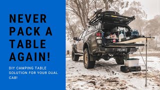 Dual Cab Ute owners MUST WATCH! Never pack a table again.