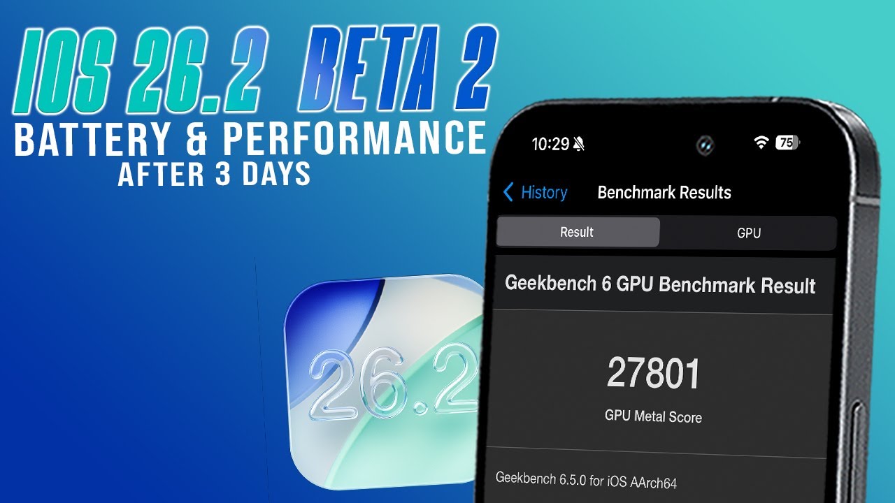iOS 26.2 Beta 2 Battery Life & Performance (After 3 Days) - YouTube