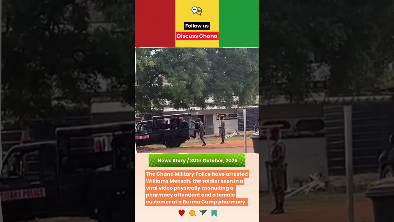 Military Police Arrest Soldier in Viral Pharmacy Assault Video — Burma Camp Incident | Discuss Ghana