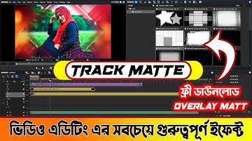 How to use track matte effect on edius and  free download overlay matte
