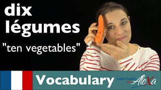 Vegetables in French (basic French vocabulary from Learn French With Alexa)