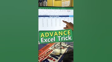 💥 Advance excel trick !! #shorts #excel #ytshorts #ytshorts #tipsandtricks