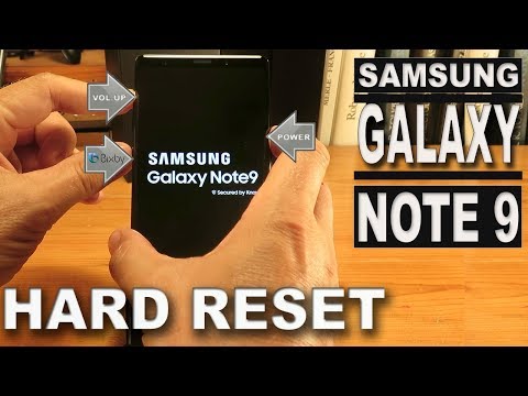 Samsung Galaxy Note 9 Hard Reset (Factory Reset)