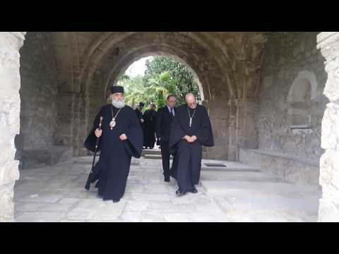 დეკანოზ ჩად ჰეტფილდსის სტუმრობა ხობის მონასტერში