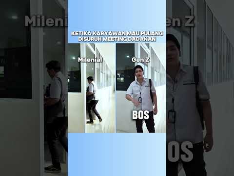 Gen Z mana paham ada kerjaan urgent betul kan gen Z #genz