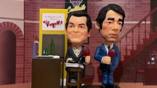 Only Fools And Horses  Del Falls Through The Bar  Bobble Heads