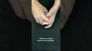 Thumbnail for Magic Card Trick You Can Do - Easy Color Change #magic #tutorial #shorts