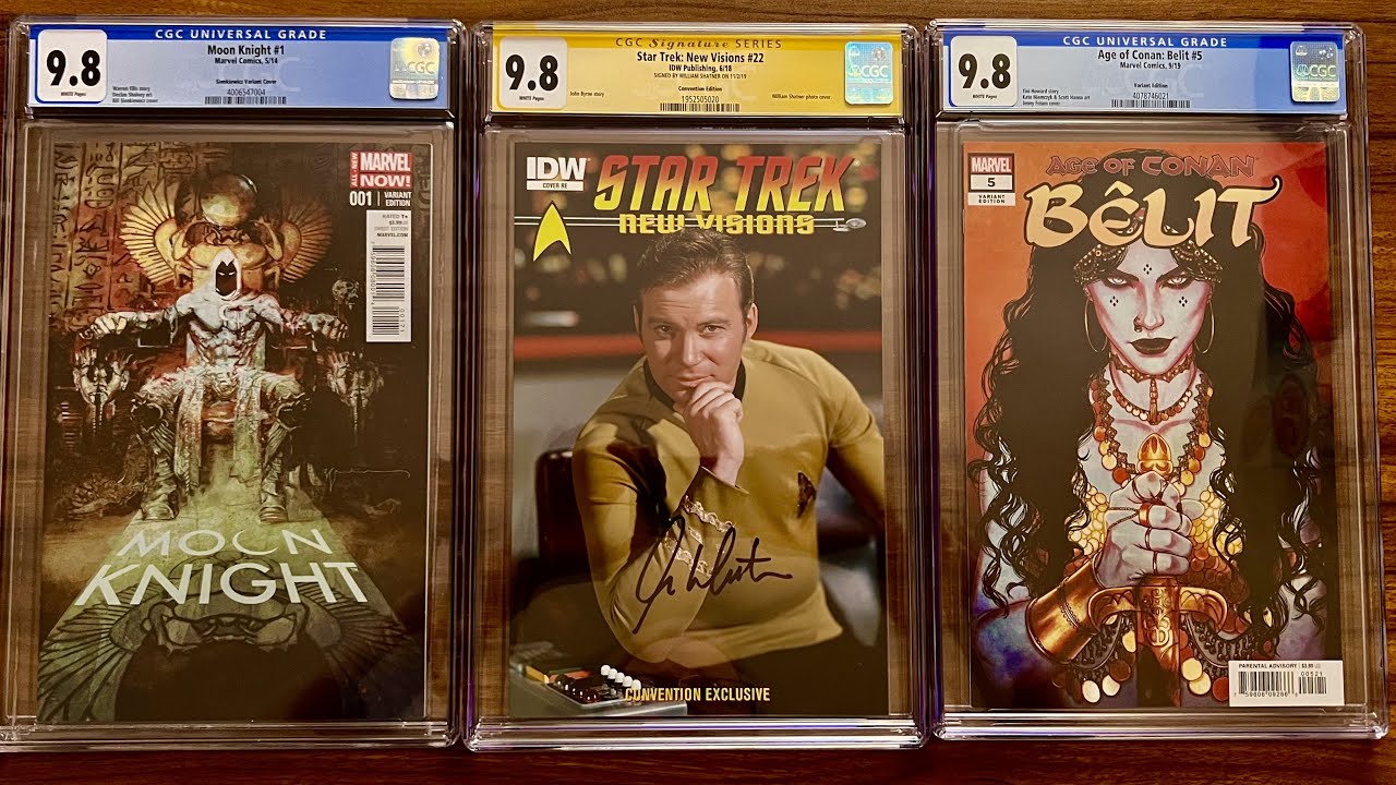 Top 50 Comic Books in My Collection - 9.8 CGC Slabs Only. Dedicated to ...
