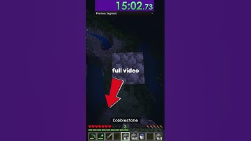 Speedrunning A Water Bucket MLG World Height To Bedrock #minecraft #survival #mlg #gaming
