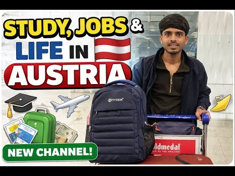 Study in Austria 🇦🇹 (Europe). Jobs, Visa & Student Life. Channel Intro ...