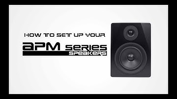 How to Set Up Your Rockville APM Studio Monitor Speakers-APM5, APM6, APM8 - Black, White, & Classic