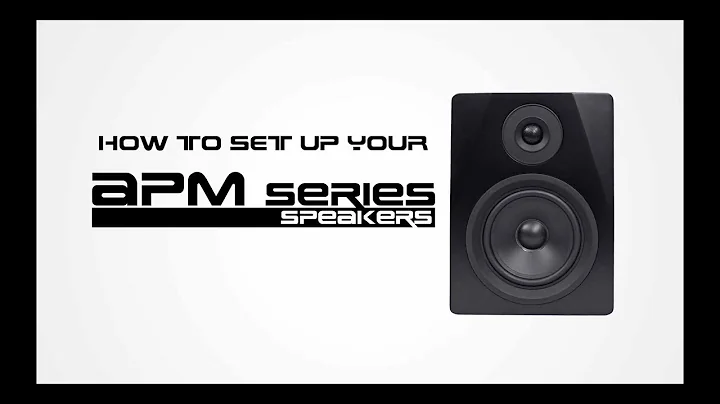 How to Set Up Your Rockville APM Studio Monitor Speakers-APM5, APM6, APM8 - Black, White, & Classic