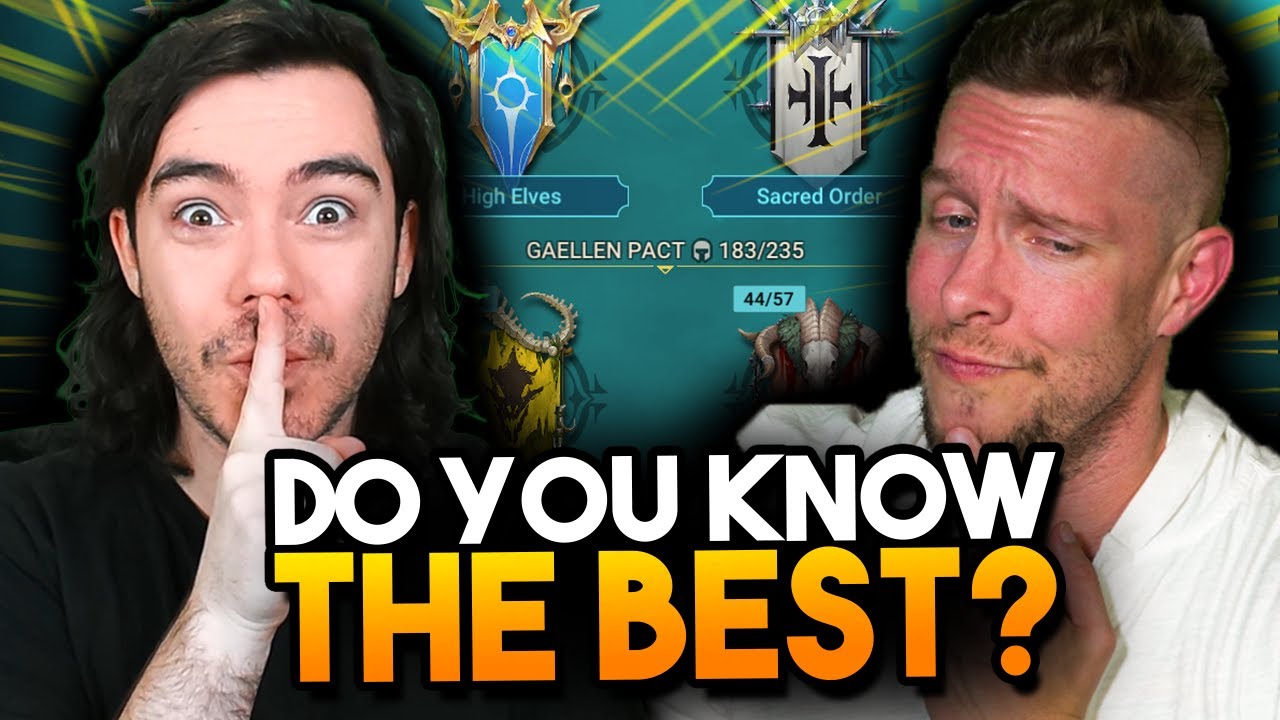 BEST CHAMPS in EVERY FACTION in 2025!?! ft.@ASH-RAID | RAID: Shadow ...