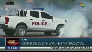 Protesters demand resignation of Haitian Prime Minister