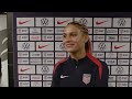 POST-MATCH MIXED ZONE: Trinity Rodman | USWNT vs. Costa Rica |  July 16, 2024