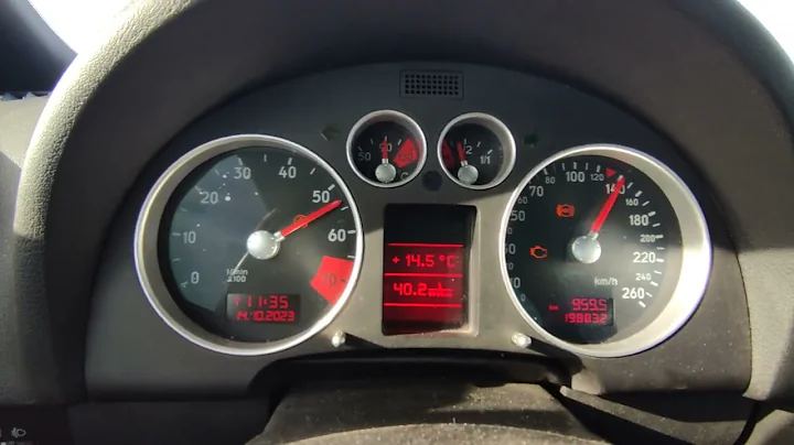 AUDI TT (8N) 1.8T  -  Stage 1 - 100-200 km/h    (interior)