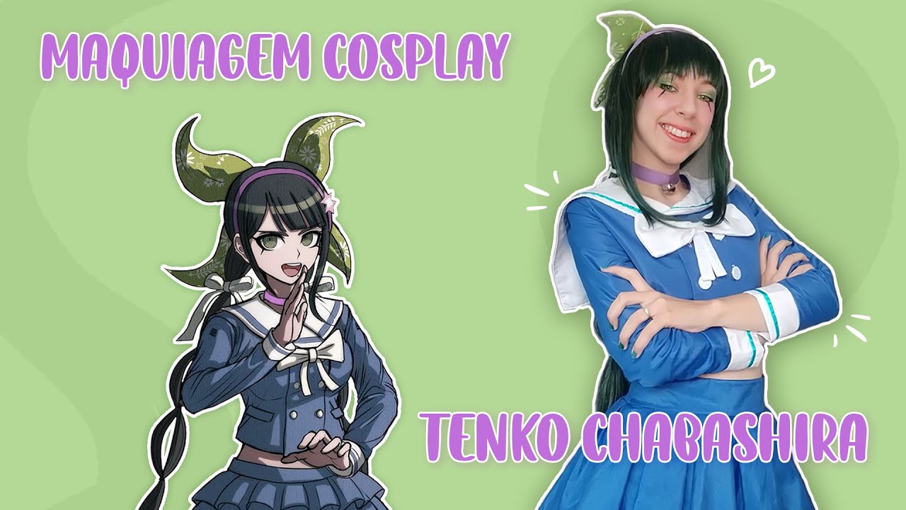 Tutorial de maquiagem - Tenko (Danganronpa)