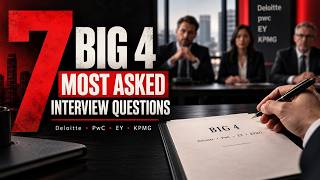 7 BIG 4 Most Asked Interview Questions | Deloitte, PwC, EY & KPMG | Interview Preparation
