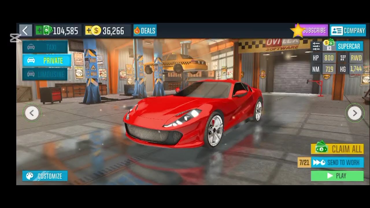 Super car  texi derive game Mobile  part 83 ‎#carsim #simulation #taxi #gaming