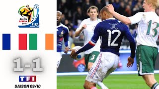 France 1-1 Irlande | Barrage Coupe du Monde 2010 |TF1
