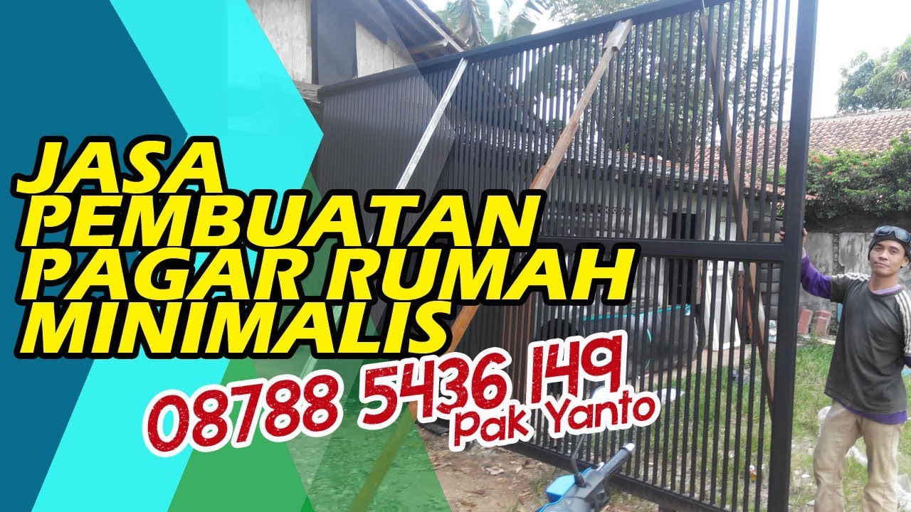 Jasa Pembuatan Pagar Rumah Minimalis Besi Stainless Steel Jasa Pembuatan Pagar Rumah Minimalis Besi Stainless Steel