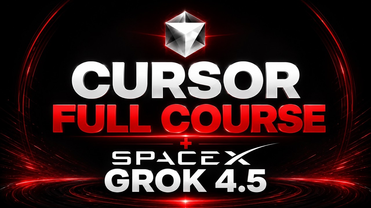 Cursor Full Course 2026: with SpaceXAI Grok 4.5