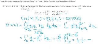 w11 ch5.7~5.8 Multivariate Probability Distributions