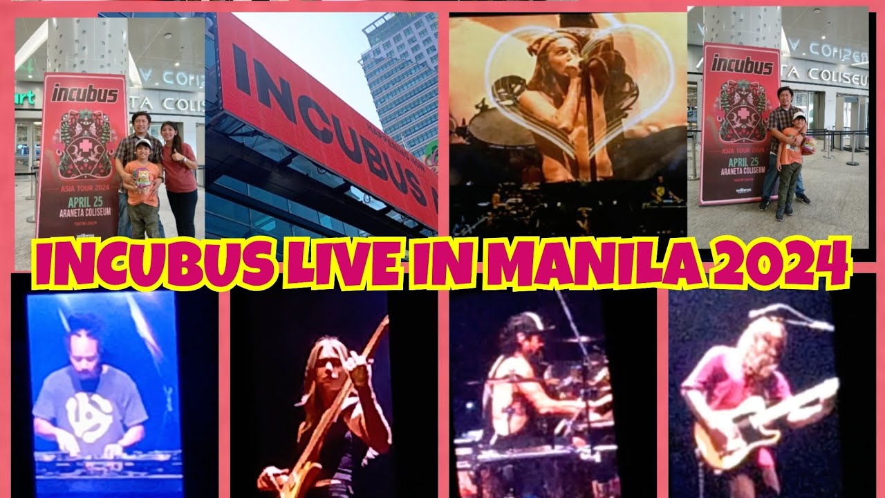 INCUBUS - LIVE IN MANILA - ASIA TOUR 2024 FULL CONCERT