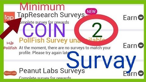 Tapresearch Survays Minimum 2 Coin Of Every Survey