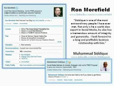 Ron Morefield recommends Muhammad Siddique Linkedin Strategist