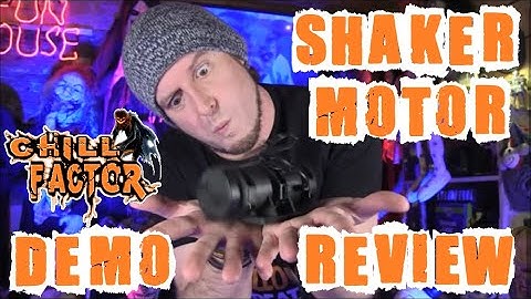 Shaker Motor Project - Fright Props - Demo Review Unboxing - Complete Haunted House Effect